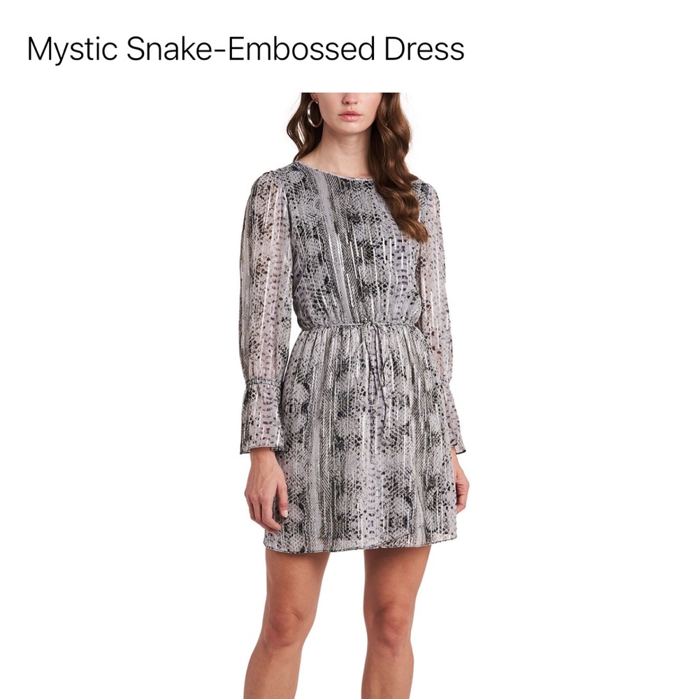 1. State Snake-Embossed Dress Size Small